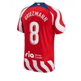 Herren Fußballbekleidung Atletico Madrid Antoine Griezmann #8 Heimtrikot 2022-23 Kurzarm